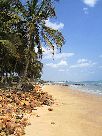 Strand bei Kokrobite